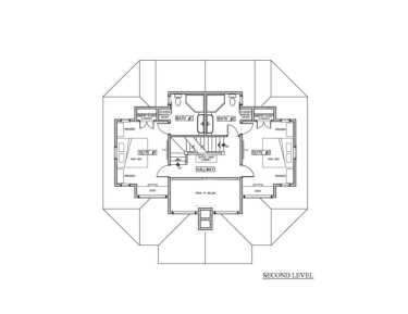 Cabin Company Colorado | Second Floor Plans